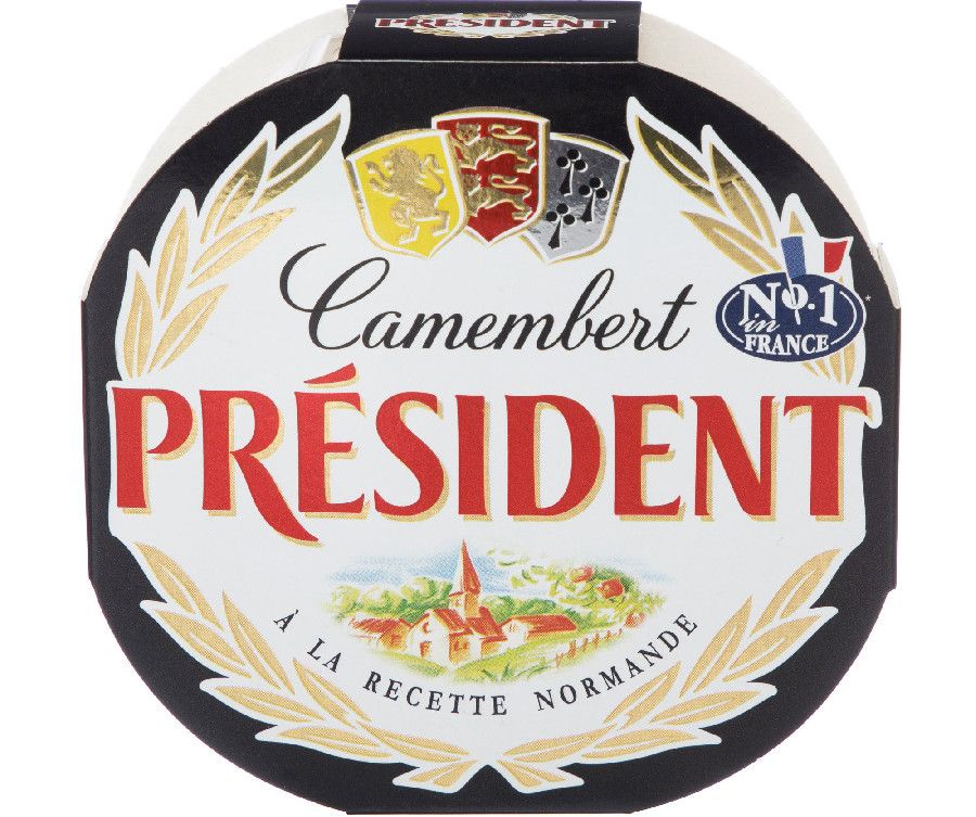 Сыр с белой плесенью Камамбер President 45% 125г 