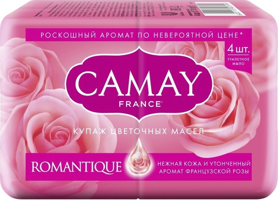 Мыло Camay Romantique 4*75г