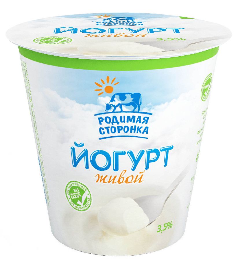 Йогурт Живой Родимая Сторонка 3,5% 350г 