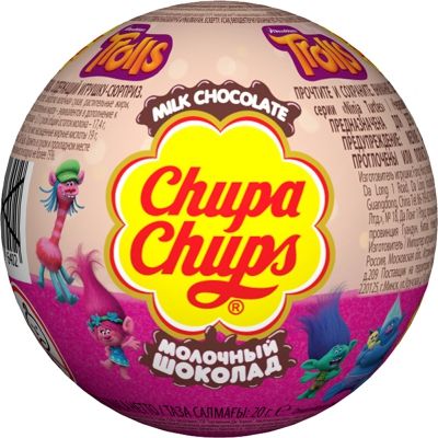 Чупа-Чупс шоколадный шар в ассортименте 20г