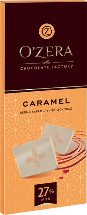 Шоколад белый O'Zera Caramel 90г