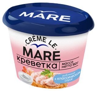 Креветка рубленая в классическом соусе Creme Le Mare 150г 