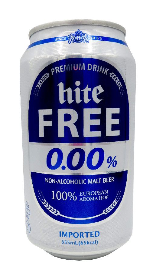 Пиво Hite Free светлое безалкогольное 0,355л