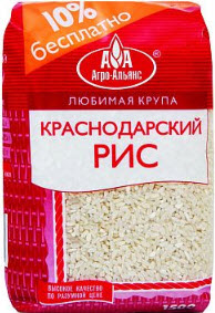 Крупа рис Краснодарский Агроальянс Экстра 1,5кг