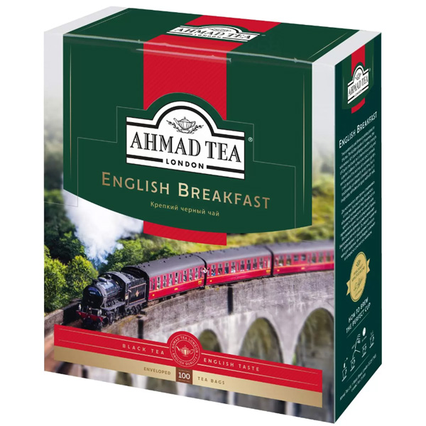 Чай Ahmad Английский завтрак черный 100 пакетиков