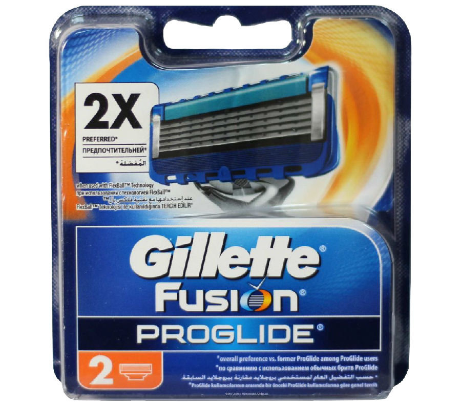 Кассеты Gillette Fusion Proglide 2шт