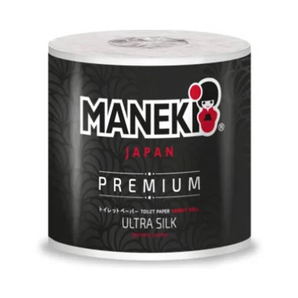 Бумага туалетная Maneki Premium жасмин 3х-слойная 30м