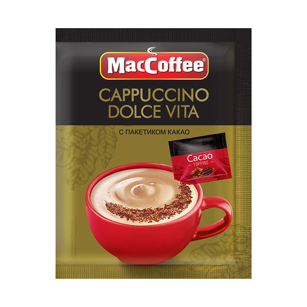 Кофе MacCoffee Cappuccino Dolce Vita 24г 