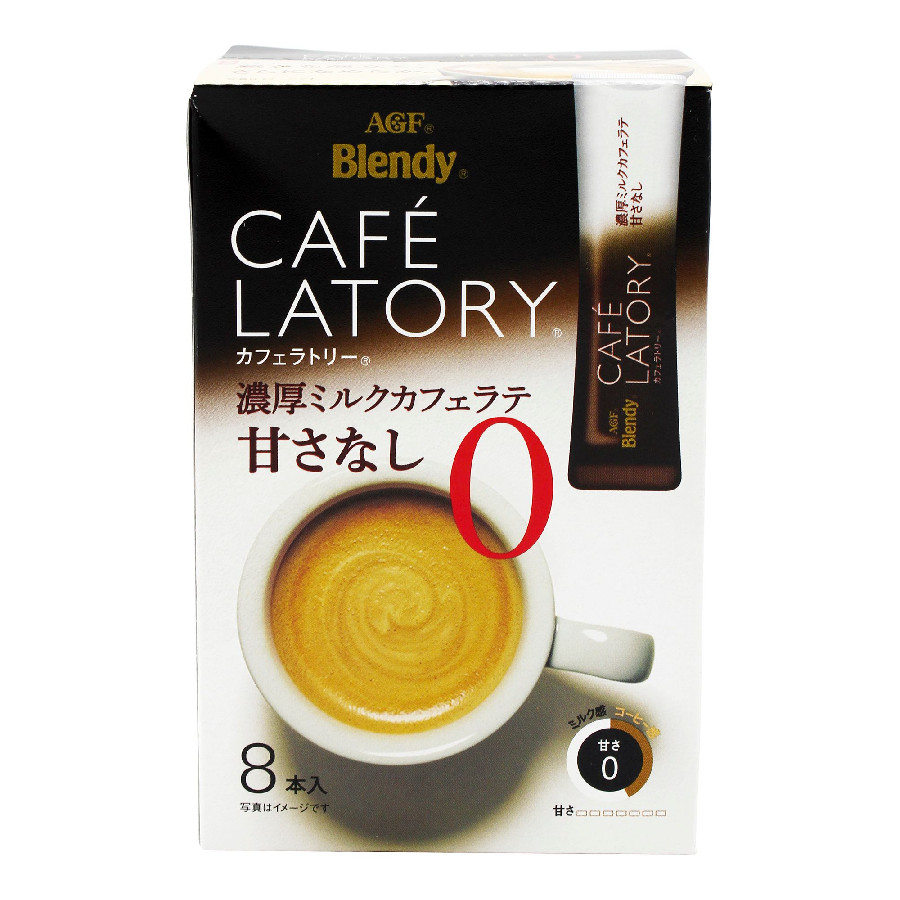 Кофе растворимый Blendy AGF Cafe Latory без сахара 8шт