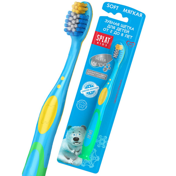Зубная щетка Splat Kids мягкая 2-8 лет