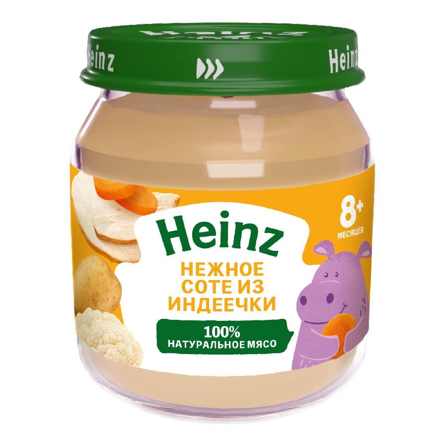 Пюре Heinz нежное соте из индейки 115г