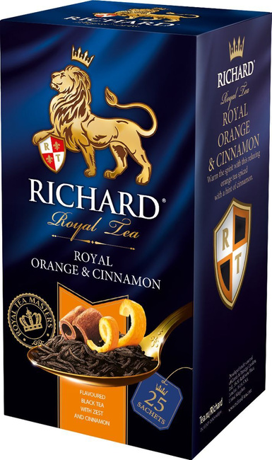 Чай Richard Royal Orange & Cinnamon черный 25 пакетиков