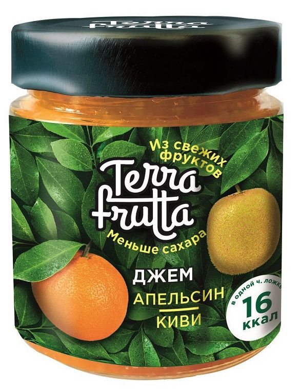 Джем Terra Frutta апельсин/киви 200г 