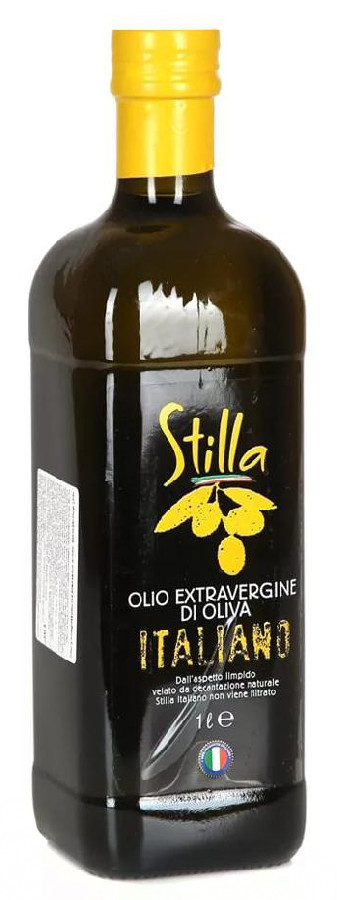 Масло оливковое нерафинированное Итальянские оливки EV Stilla 1л   
