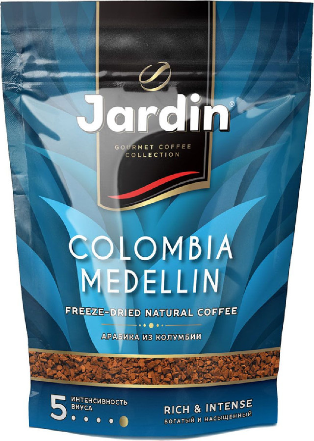 Кофе Жардин Колумбия Меделлин растворимый сублимированный 150г
