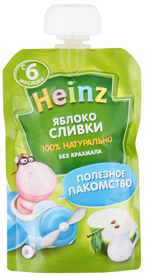 Пюре Heinz яблоко-сливки 90г