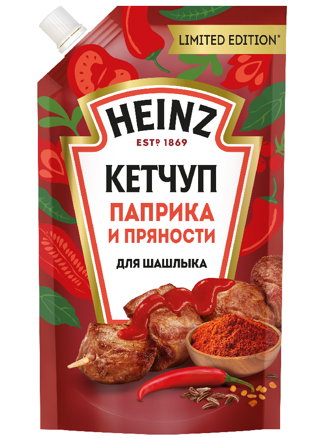Кетчуп Паприка и пряности Heinz 320г