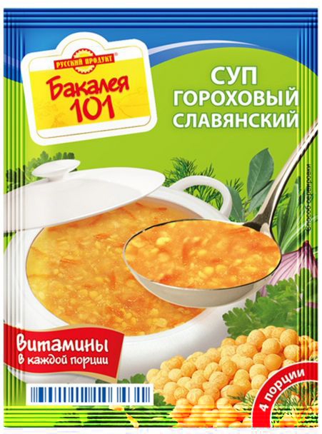 Суп гороховый Славянский Русский продукт 65г 