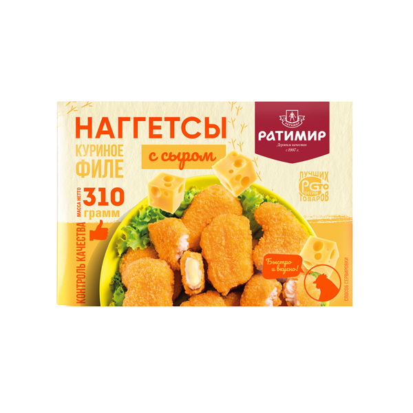 Наггетсы с сыром Ратимир 310г з/м