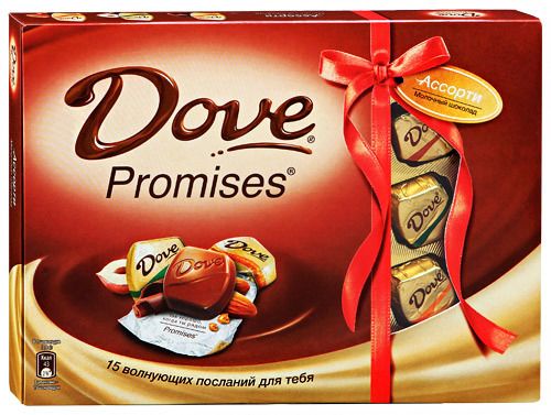 Конфеты Dove Promises Ассорти шоколад 118г 