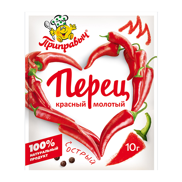 Перец красный молотый Приправыч 10г              