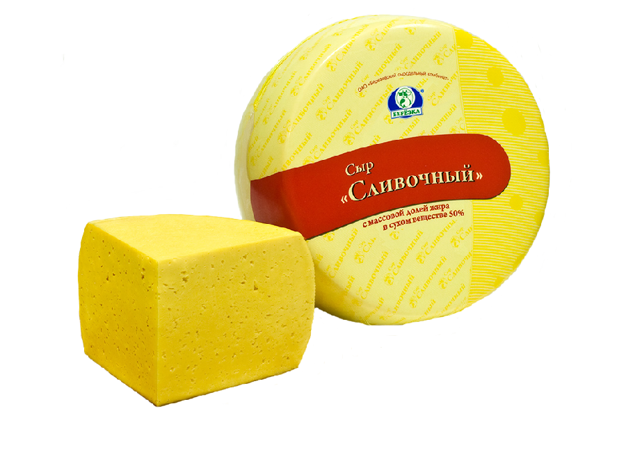 Сыр Сливочный 50% Беларусь