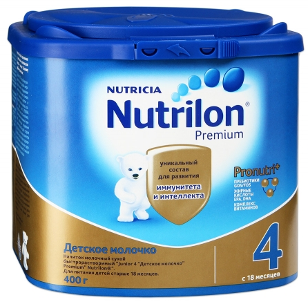 Напиток молочный сухой Nutrilon Premium 4 с 18 месяцев 400г 