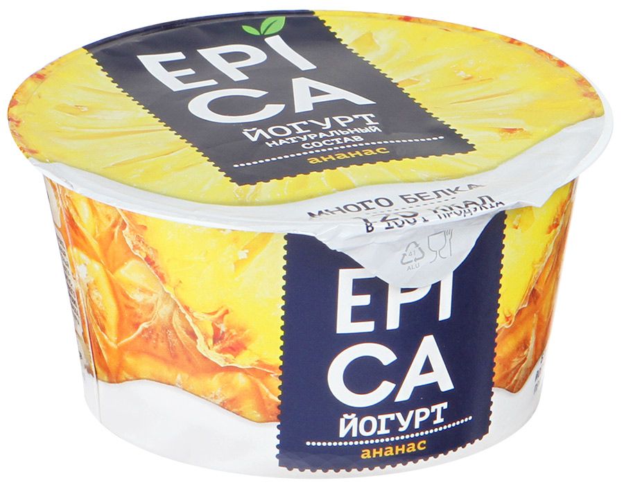 Йогурт EPICA 4,8% 130г ананас