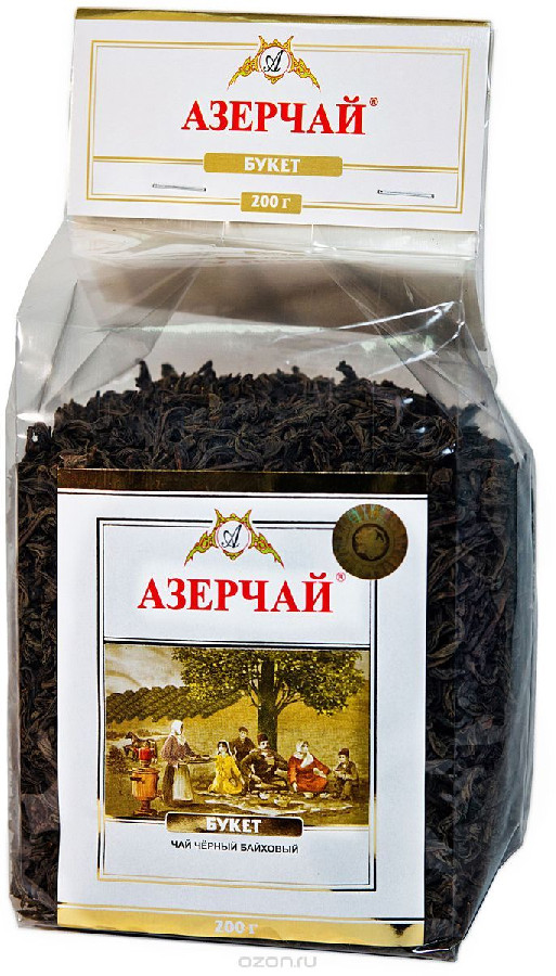 Чай черный листовой Азерчай Букет 200г