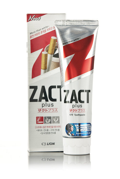 Зубная паста Zact Lion Whitening Toothpaste Отбеливающая 150г