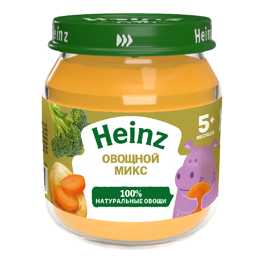 Пюре Heinz овощной микс 120г
