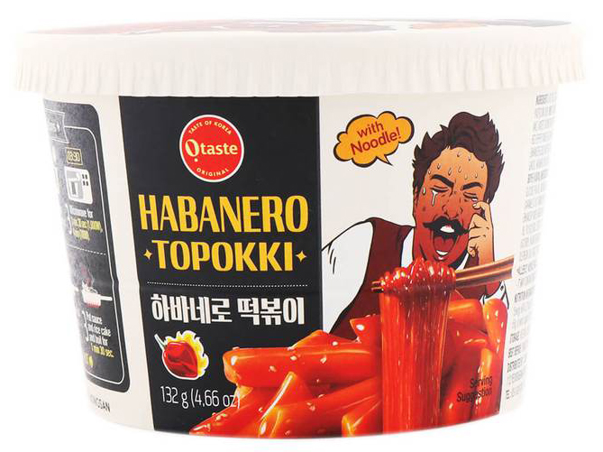 Топокки рисовые соус хабанеро O’taste 132г