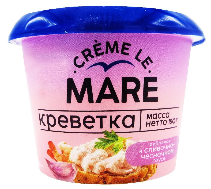 Креветка в сливочно-чесночном соусе Creme Le Mare 150г