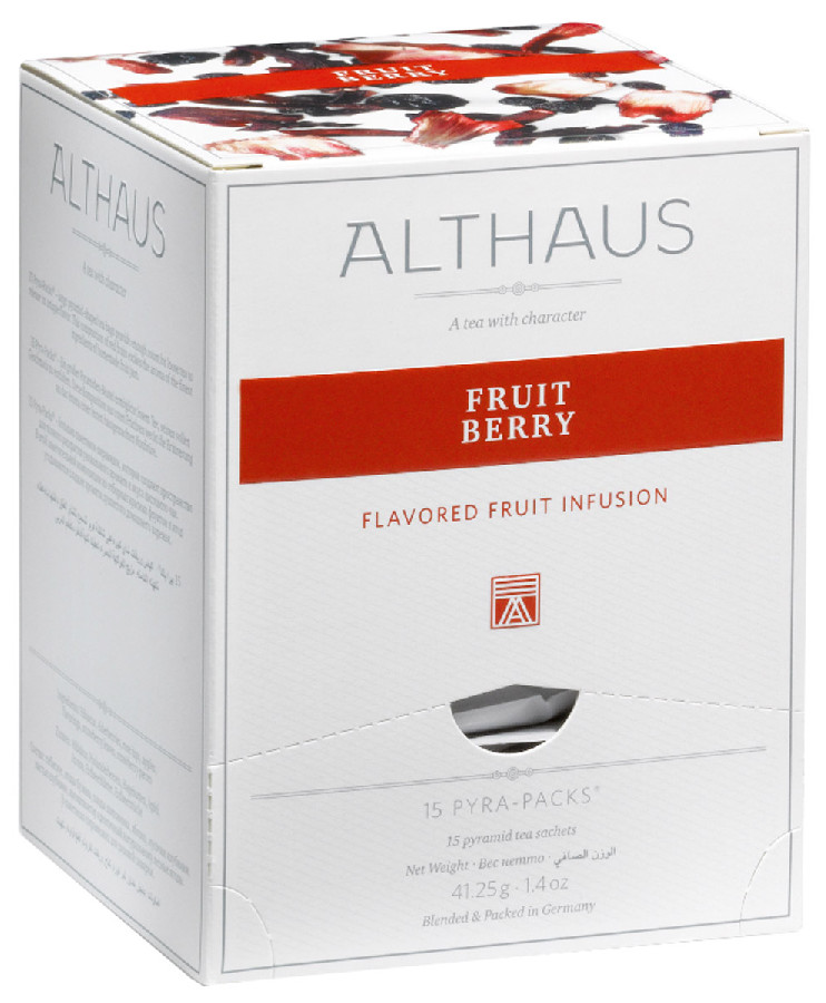 Чай Althaus Fruit Berry 15 пирамидок    