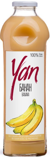 Сок Yan банановый 0,93л