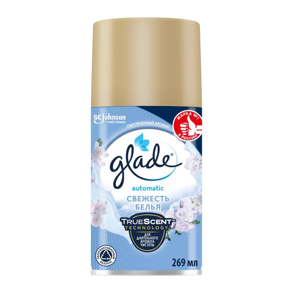 Освежитель Glade Automatic Свежесть белья 269мл