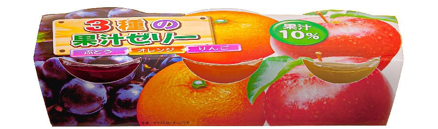 Желе Sun Star фрукты в желе виноград/апельсин/яблоко 285г  