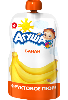 Пюре Агуша банан 90г
