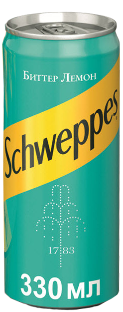 Напиток Schweppes Bitter Lemon 0,33л 