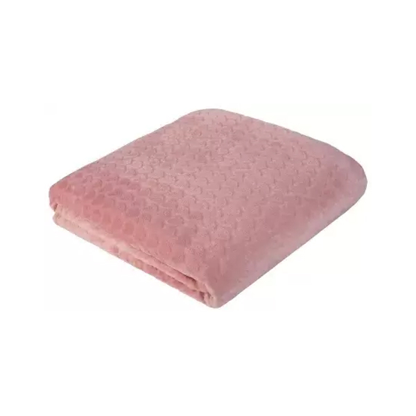 Плед Flat  200х230 пудровый Nina Home