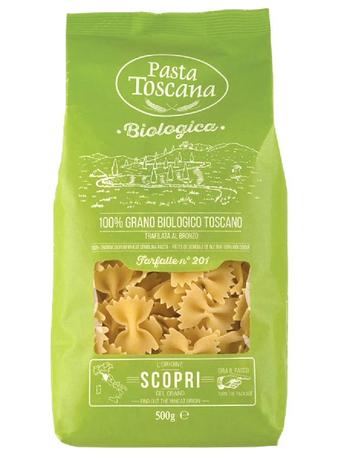 Макаронные изделия фарфалле органик Pasta Toscana 500г