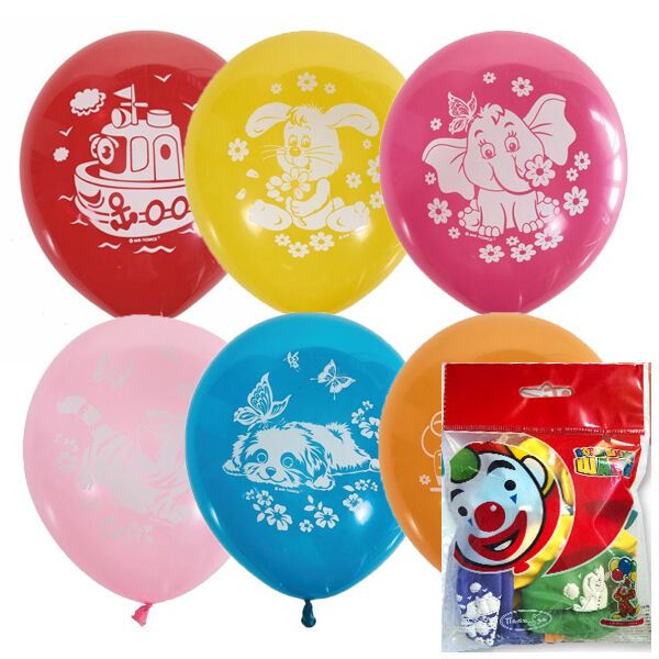 Набор шаров воздушных Детские ПатиБум 30см 5шт 