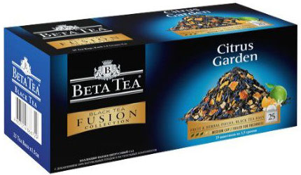Чай черный Бета Фьюжн цитрусовый сад 25 пакетиков