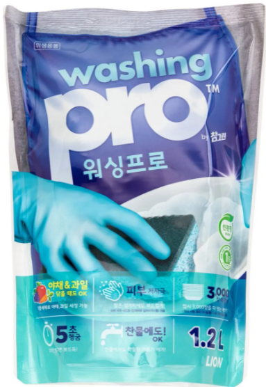 Средство для посуды CJ Lion Washing Pro 1,2л