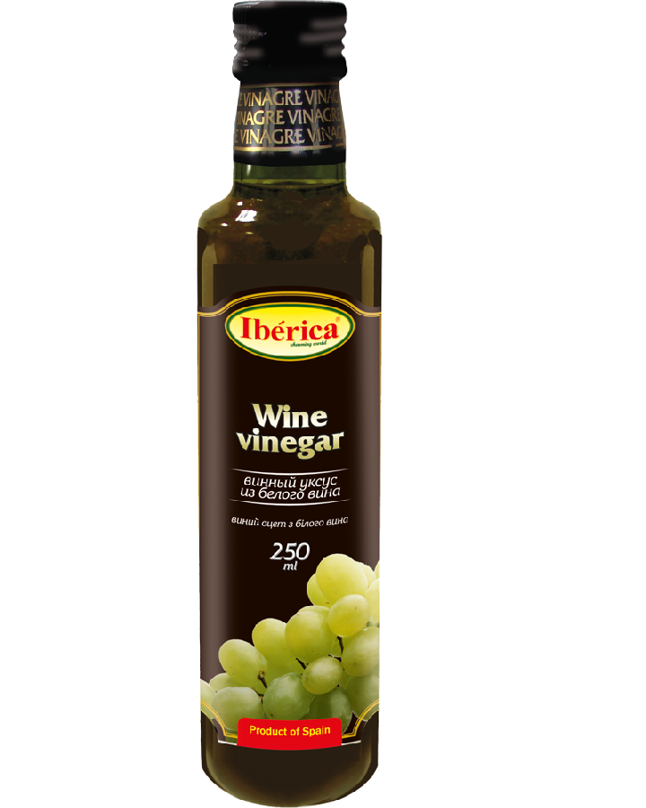Уксус винный из белого вина Иберика 250мл стеклянная бутылка