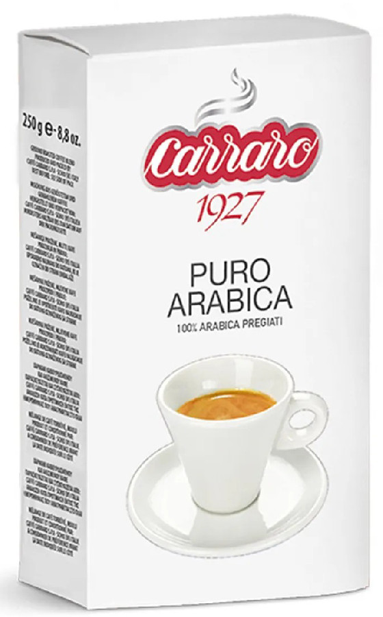 Кофе молотый Carraro Arabica 100% 250г