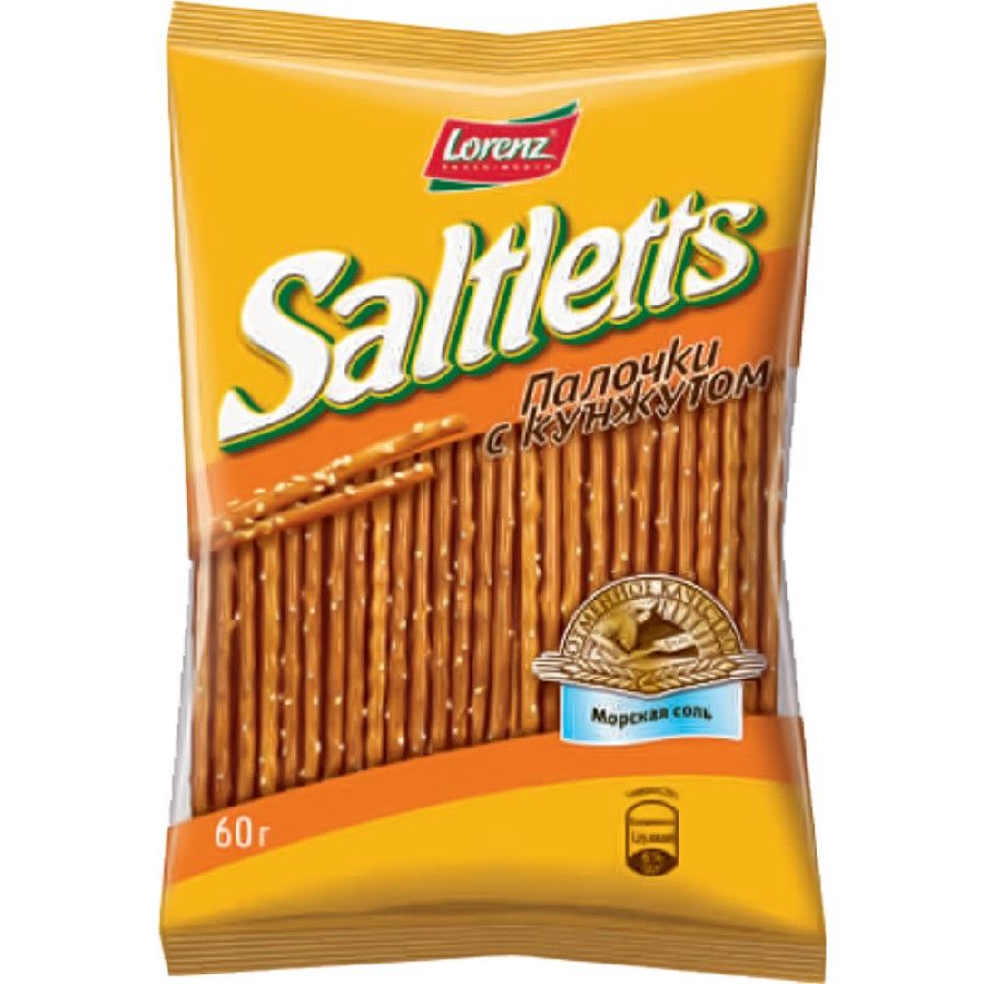 Палочки Saltletts с кунжутом 60г