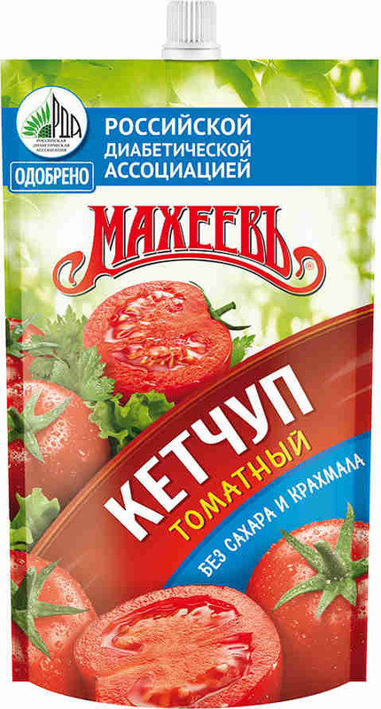 Кетчуп томатный Махеевъ без сахара 300г