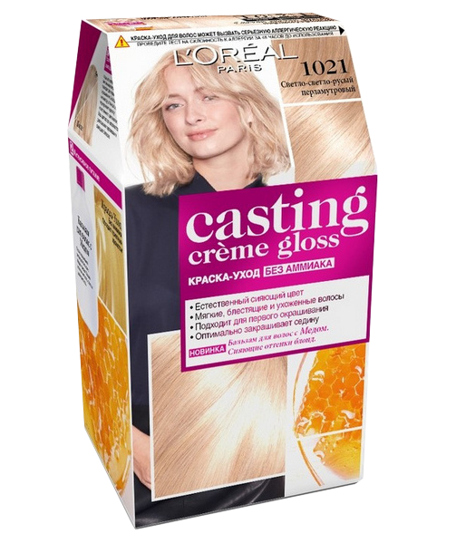 Краска для волос Casting Creme Gloss 1021 Cветло-русый перламутровый