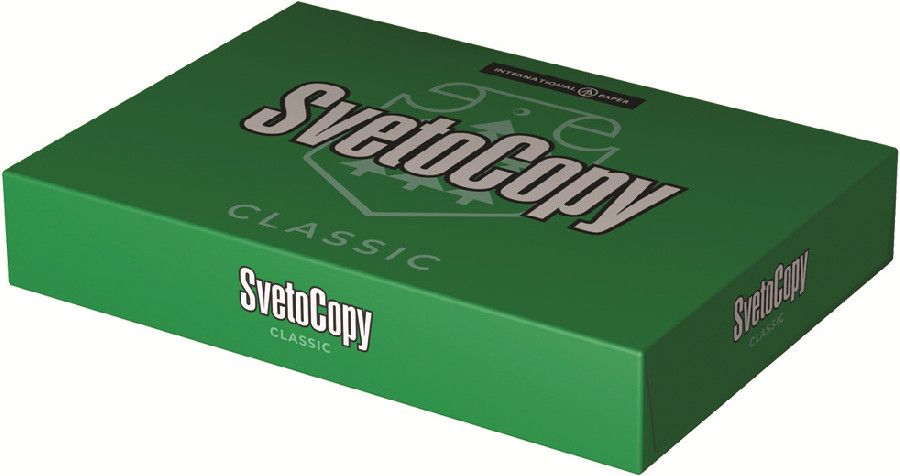 Бумага офисная SvetoCopy А4 500л 80г класс С